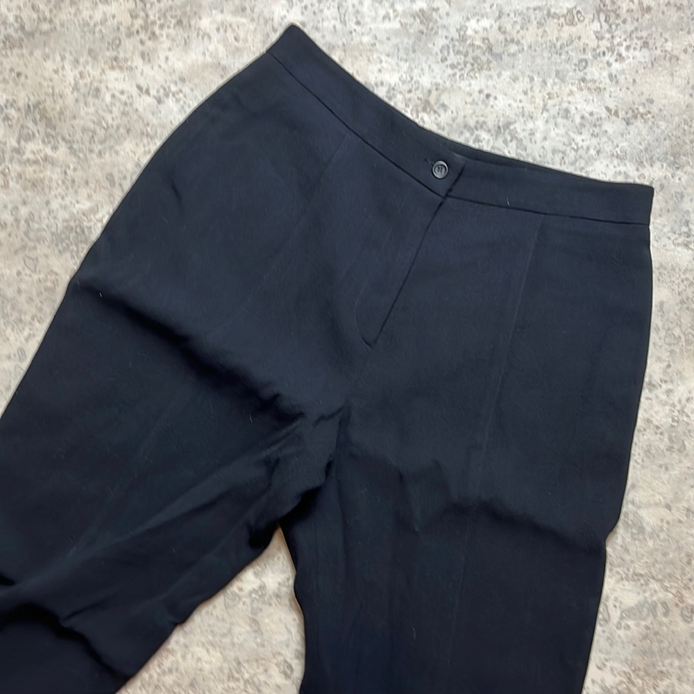 Brian Bailey 100% Wool Lined Dress Pants (Black)
